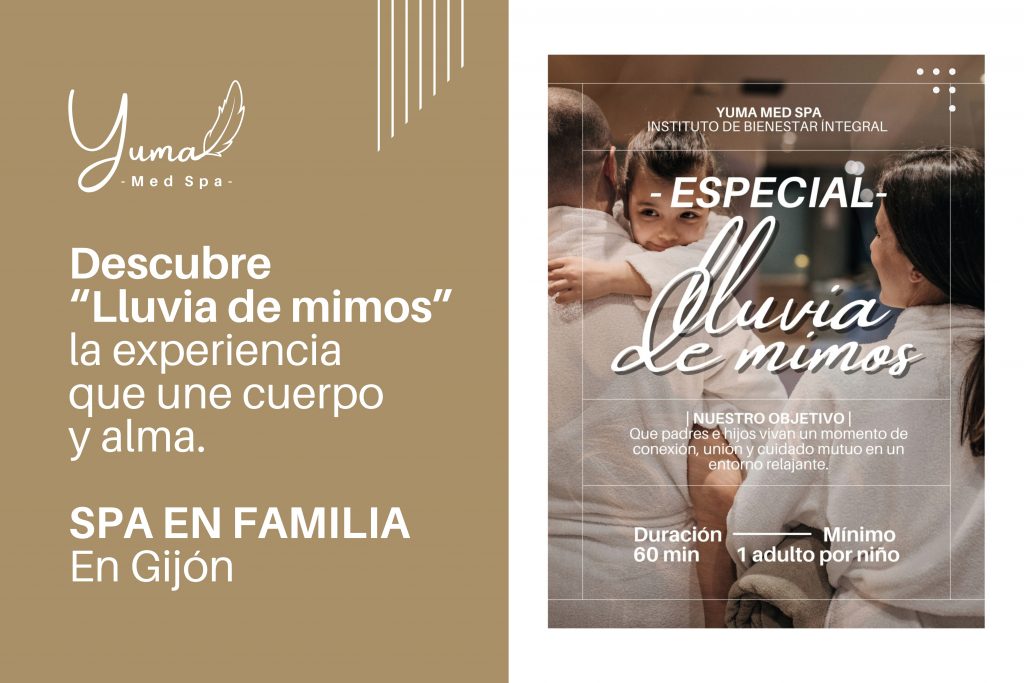 MedSpa en familia en Gijón: descubre “Lluvia de Mimos”, la experiencia que une cuerpo y alma