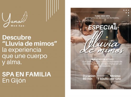 MedSpa en familia en Gijón: descubre “Lluvia de Mimos”, la experiencia que une cuerpo y alma